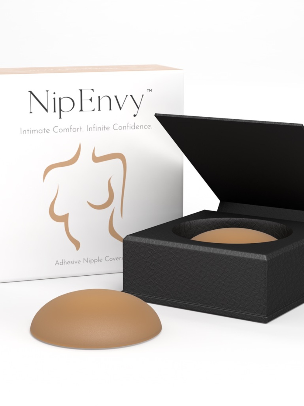 Nip envy Adhesive Nipple Covers - Nude Tan new in box